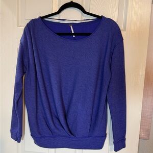 Free People Purple Long Sleeve Top. Size Small.